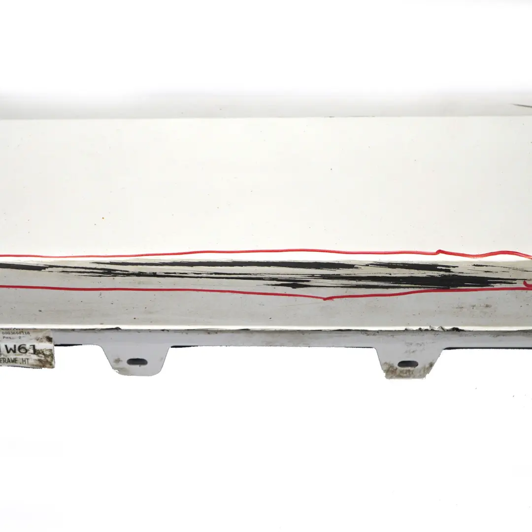 Side Skirt Sill Strip Left N/S Mineralweiss Mineral White - A96 to BMW F32 F33 with Part number 7363395 BMW F32 F33 Side Skirt Sill Strip Left N/S Mineralweiss Mineral White - A96 - SKU 7363395-MW - Part number 7363395