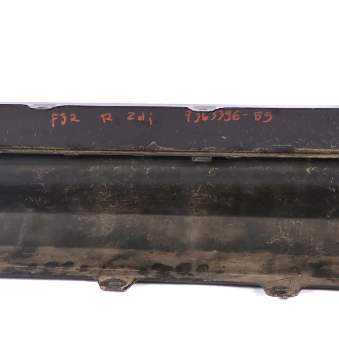 BMW F32 F33 Side Skirt Sill Strip Right O/S Black Sapphire Metallic - 475 - SKU 7363396-BS - Part number 7363396