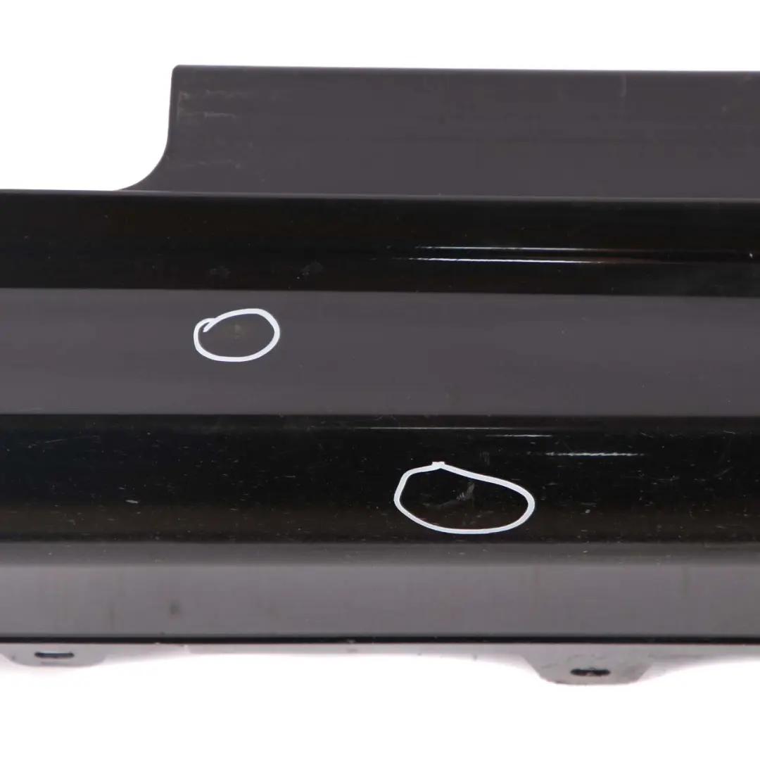 BMW F32 F33 Side Skirt Sill Strip Right O/S Black Sapphire Metallic - 475 - SKU 7363396-BS - Part number 7363396