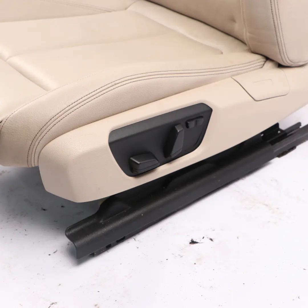 Front Seat BMW F32 Left N/S M Sport Heated Leather Dakota Oyster Memory to with Part number 7363555 Front Seat BMW F32 Left N/S M Sport Heated Leather Dakota Oyster Memory - SKU rhd-7363555-2 - Part number 7363555