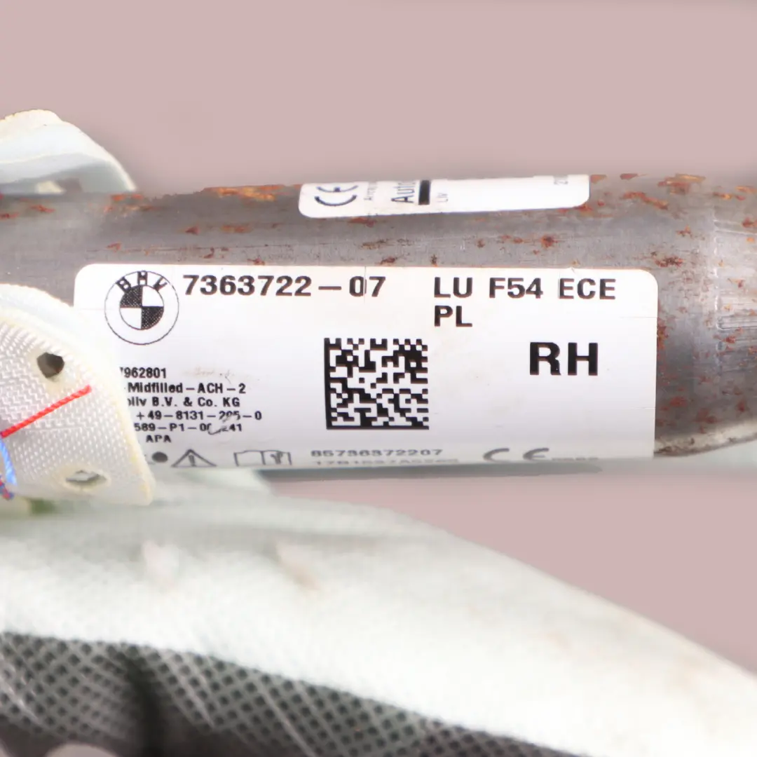 Mini Clubman F54 Head Roof Air Module Curtain Right O/S - SKU 7363722 - Part number 7363722