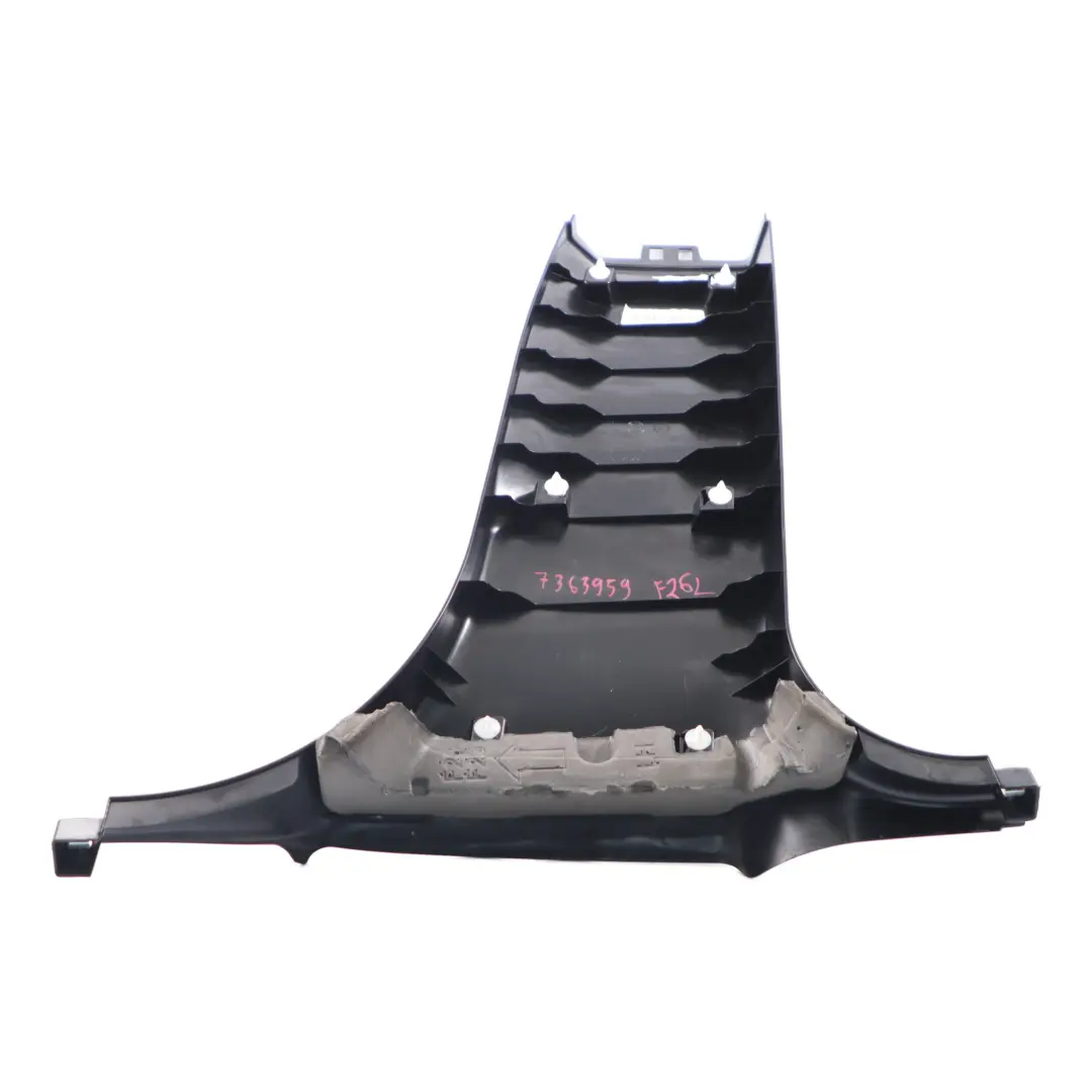  Cache BMW X4 F26 Colonne B Bas du Panneau Inférieur Gauche Noir - SKU 7363959 - Numéro de pièce 7363960