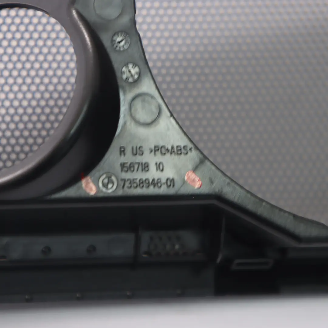 BMW X4 F26 Speaker Cover Trim Rear Right O/S Harman Kardon Black 7358946 - SKU 7364034 - Part number 7364034
