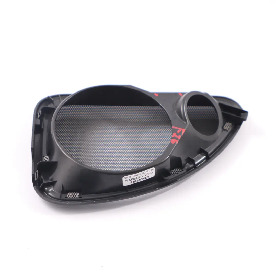 BMW X4 F26 Speaker Cover Trim Rear Right O/S Harman Kardon Black 7358946 - SKU 7364034 - Part number 7364034