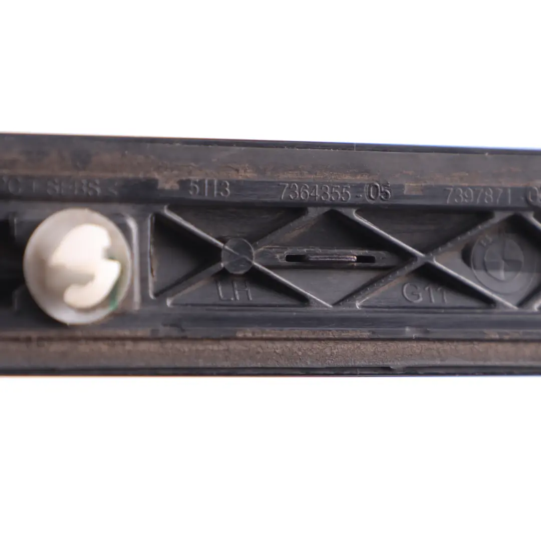 Door Strip Rear Left N/S Lower Bottom Moulding Trim High Gloss to BMW G11 with Part number 7364355 BMW G11 Door Strip Rear Left N/S Lower Bottom Moulding Trim High Gloss - SKU 7364355 - Part number 7364355