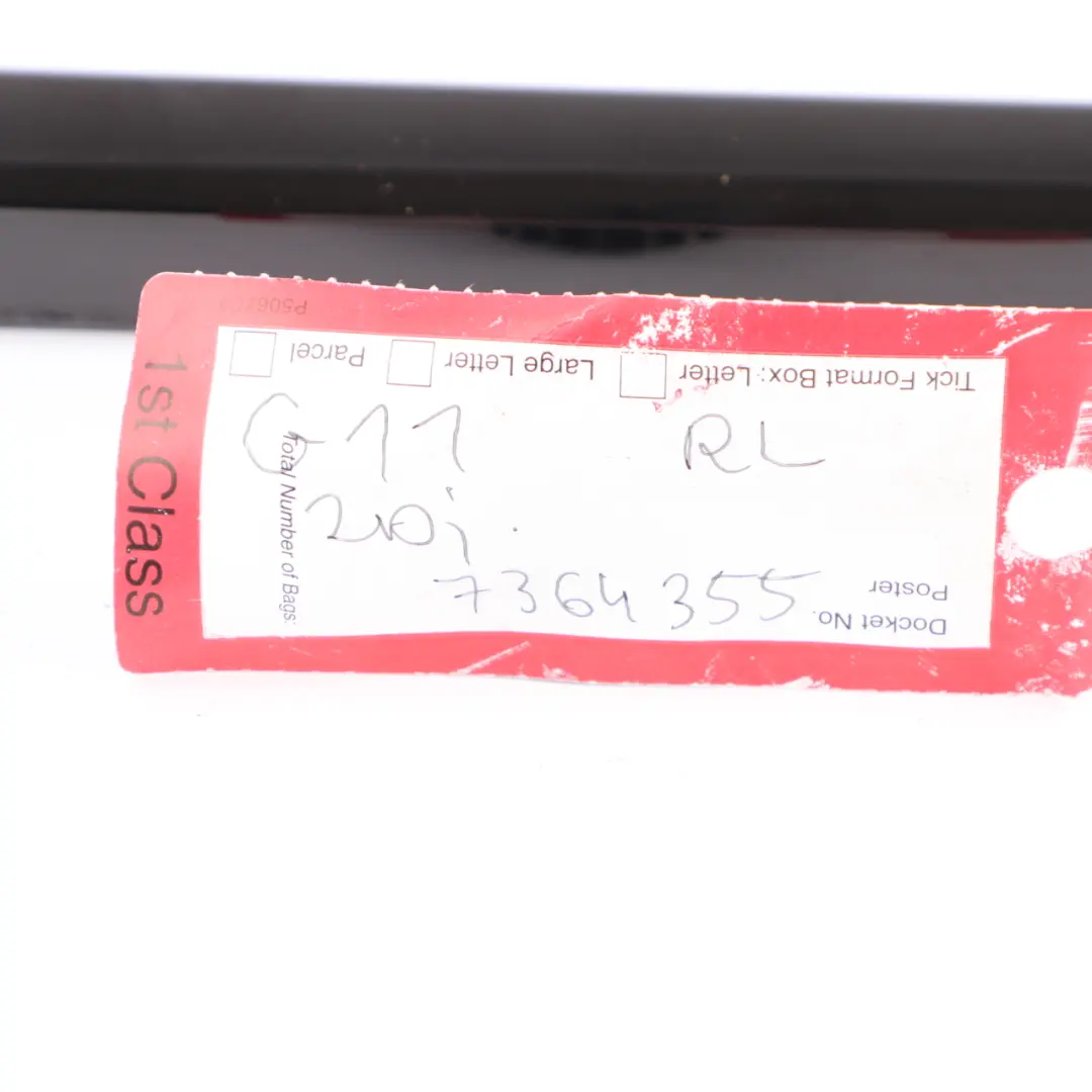 Door Strip Rear Left N/S Lower Bottom Moulding Trim High Gloss to BMW G11 with Part number 7364355 BMW G11 Door Strip Rear Left N/S Lower Bottom Moulding Trim High Gloss - SKU 7364355 - Part number 7364355