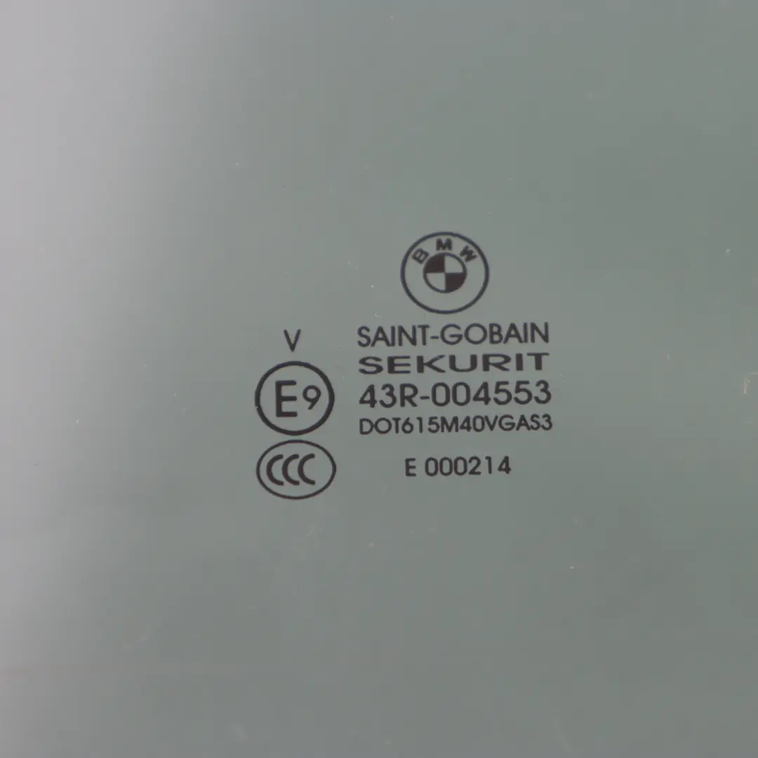  Porta Finestra BMW X4 F26 Vetro Posteriore Sinistro AS3 SSG Solare Vetri - SKU 7364401 - Numero di parte 7364401