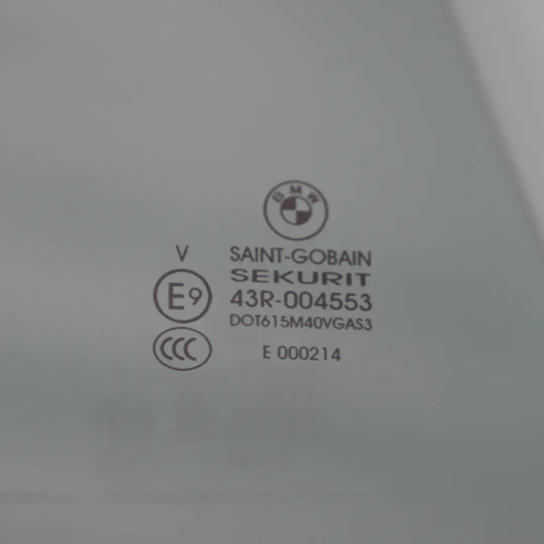  Window BMW X4 F26 Rear Door Right Window AS3 SSG Sun Protection Glazing - SKU 7364402 - Part number 7364402