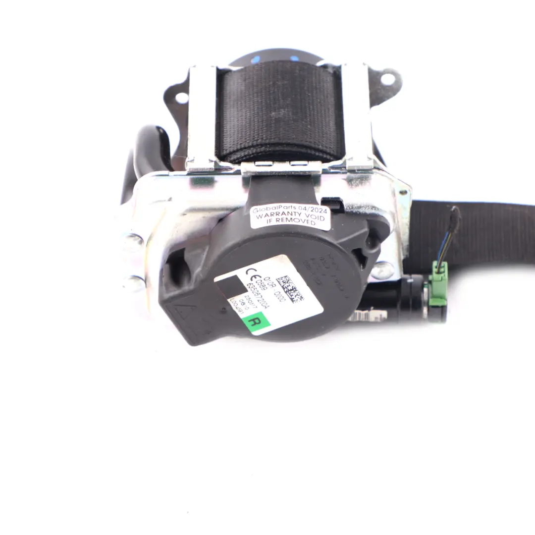 Belt Mini Clubman F54 F56 Upper Belt Safety Front Right O/S Black to Seat with Part number 7364784 Seat Belt Mini Clubman F54 F56 Upper Belt Safety Front Right O/S Black - SKU 7364784 - Part number 7364784