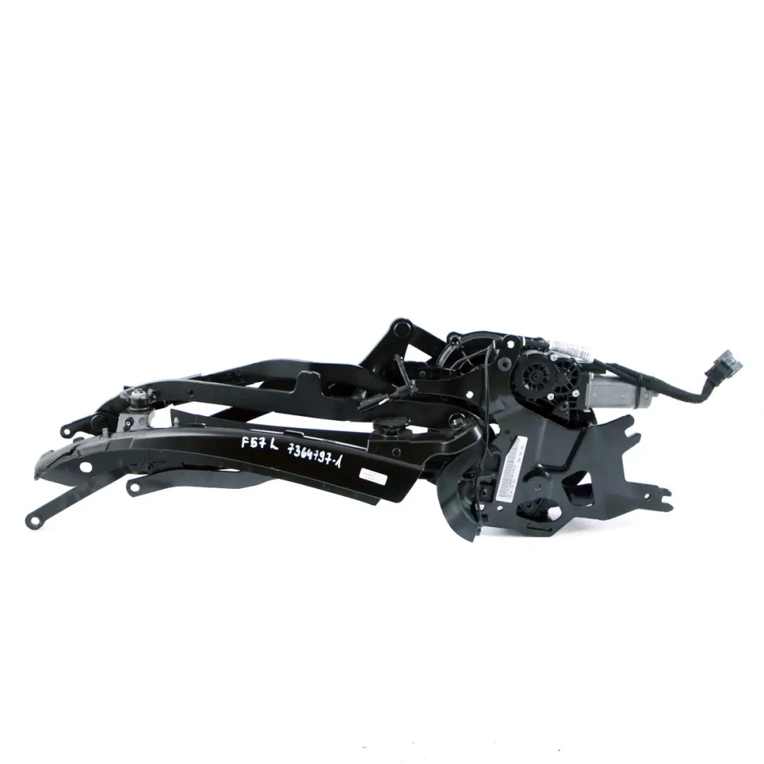 Brazo Plegable Cabrio Techo Blando Bisagra Montaje Izquierda F57404391 para Mini F57 con número de pieza 7364797 Mini F57 Brazo Plegable Cabrio Techo Blando Bisagra Montaje Izquierda F57404391 - SKU 7364797-1 - Número de pieza 7364797