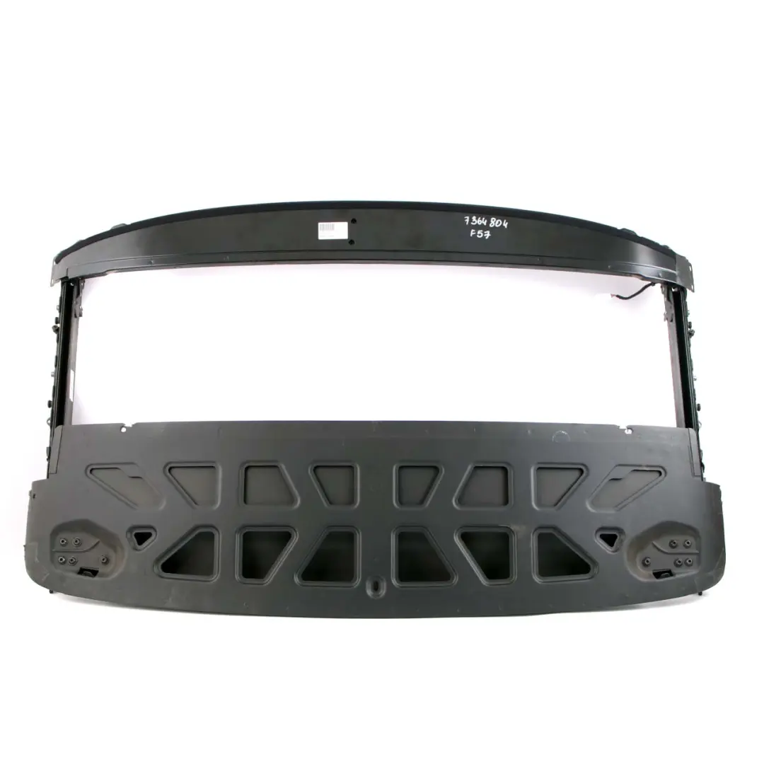 Folding Soft Top Roof Frame Slide Guide Bow Unit Assembly to Mini F57 with Part number 7364804 Mini F57 Folding Soft Top Roof Frame Slide Guide Bow Unit Assembly - SKU 7364804 - Part number 7364804