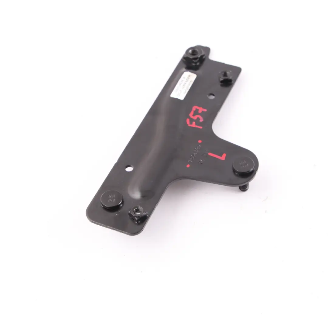 Support Plate MINI F57 Cabrio Folding Top Carrier Mount Left N/S Bracket to with Part number 7364839 Support Plate MINI F57 Cabrio Folding Top Carrier Mount Left N/S Bracket - SKU 7364839 - Part number 7364839