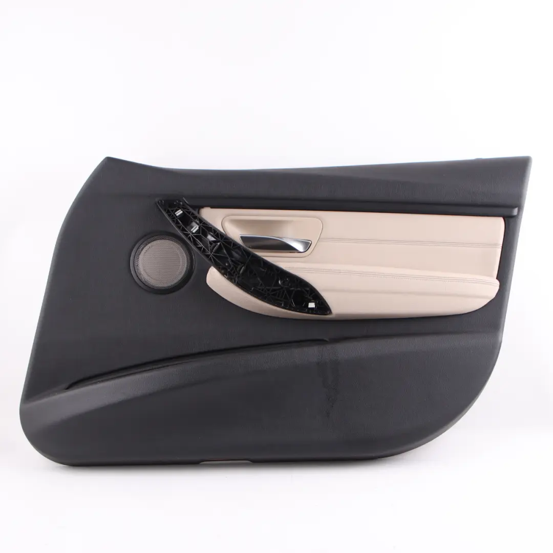 Door Card Front Right O/S Door Lining Panel Oyster Leather to BMW F30 F31 with Part number 7364940 BMW F30 F31 Door Card Front Right O/S Door Lining Panel Oyster Leather - SKU 7364940-1 - Part number 7364940