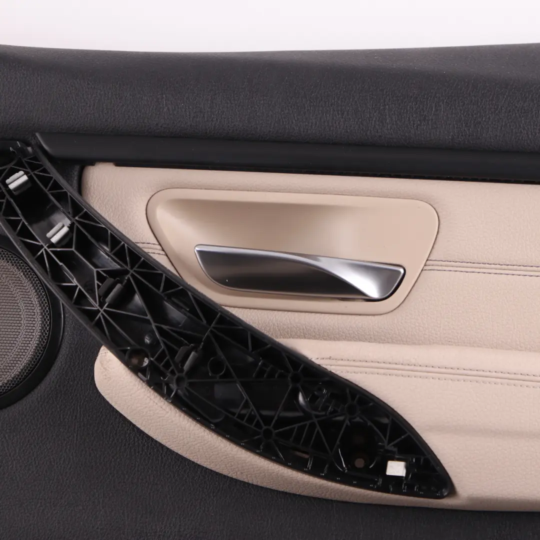 Door Card Front Right O/S Door Lining Panel Oyster Leather to BMW F30 F31 with Part number 7364940 BMW F30 F31 Door Card Front Right O/S Door Lining Panel Oyster Leather - SKU 7364940-1 - Part number 7364940