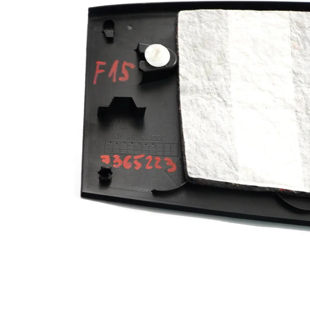 Listwa Osłona Obudowa Klapy Bagażnika Czarna do BMW X5 F15 o numerze 7365223 BMW X5 F15 Listwa Osłona Obudowa Klapy Bagażnika Czarna - SKU 7365223 - Numer Części 7365223