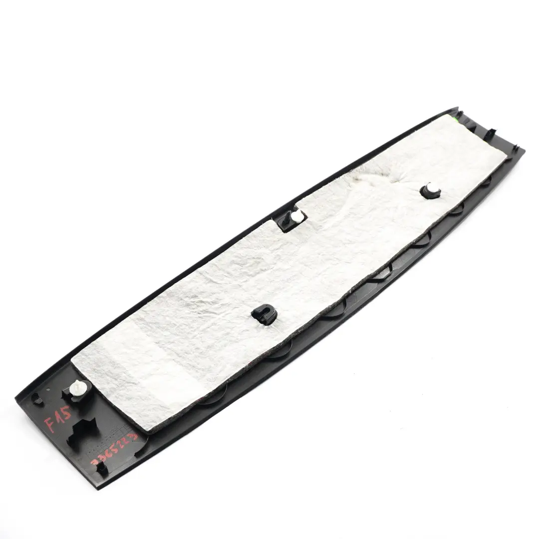 BMW X5 F15 Trunk Lid Tailgate Interior Upper Trim Panel Cover Black - SKU 7365223 - Part number 7365223