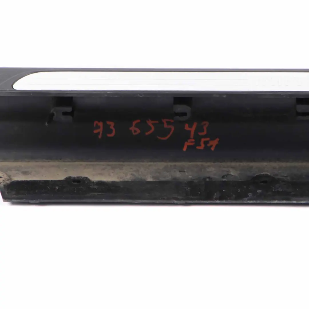 Mini F57 Cabrio Side Skirt Left N/S JCW Sill Cover Rocker Panel Black - SKU 7365543 - Part number 7365543