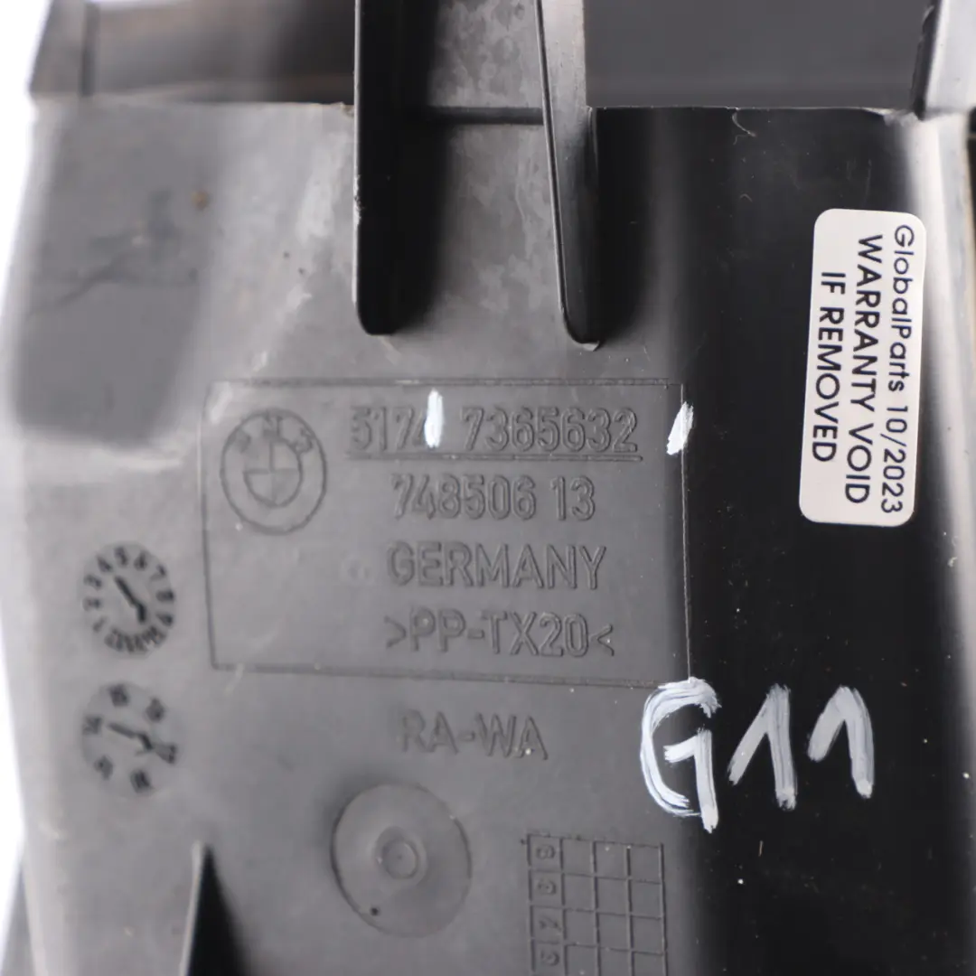 BMW G11 Air Duct Brake Panel Wheelhouse Right O/S - SKU 7365632 - Part number 7365632