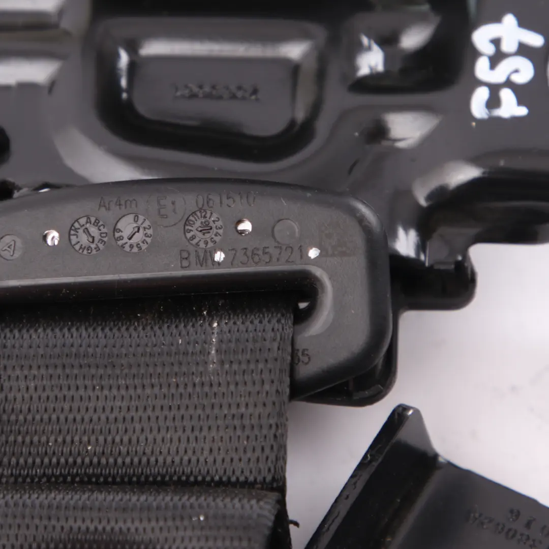 Cinturón Seguridad Superior Trasero Izquierdo Negro para Mini Cooper F57 con número de pieza 7365721 Mini Cooper F57 Cinturón Seguridad Superior Trasero Izquierdo Negro - SKU 7365721 - Número de pieza 7365721