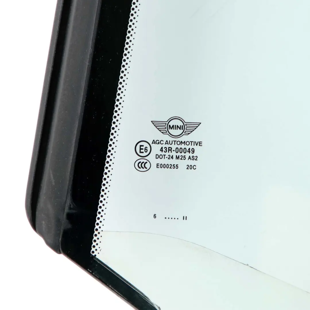 Cristal Ventana Trasera Izquierda Puerta AS2 para Mini F57 Convertible con número de pieza 7365771 Mini F57 Convertible Cristal Ventana Trasera Izquierda Puerta AS2 - SKU 7365771 - Número de pieza 7365771