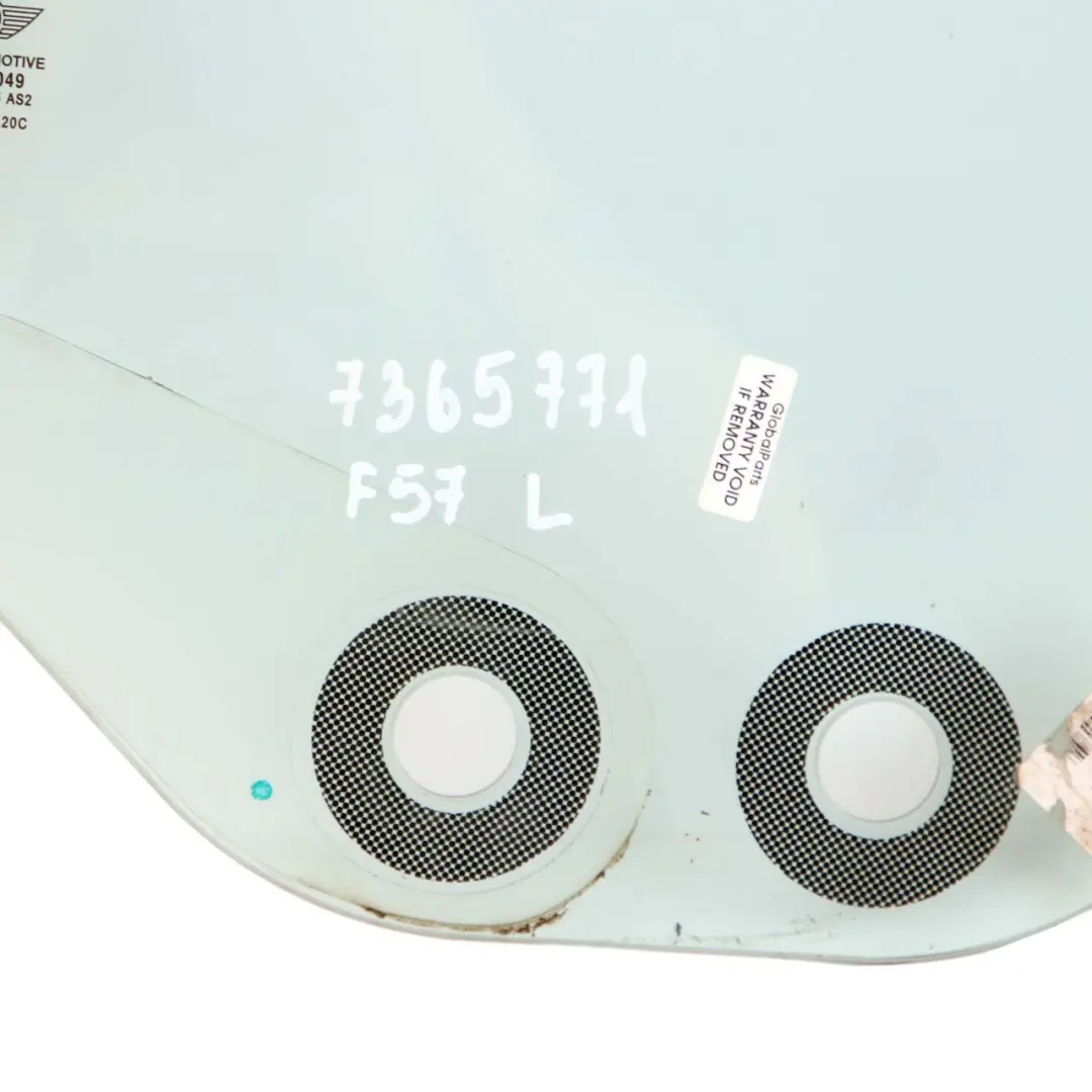 Vitre Latérale Arrière Gauche Porte Conducteur AS2 pour Mini F57 Cabriolet à propos du numéro de pièce 7365771 Mini F57 Cabriolet Vitre Latérale Arrière Gauche Porte Conducteur AS2 - SKU 7365771 - Numéro de pièce 7365771