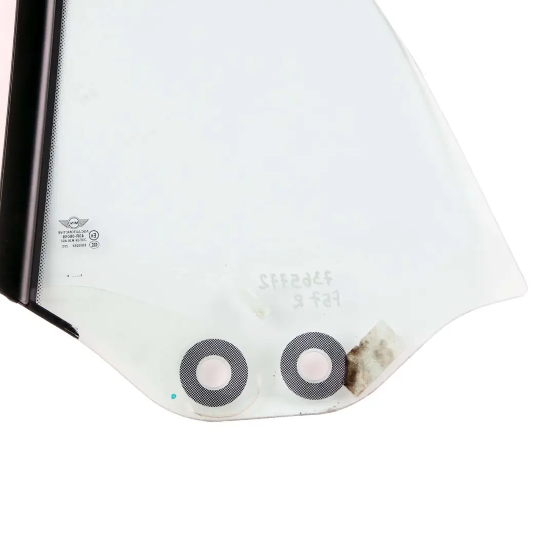 Vetro Laterale Posteriore Destro Porta AS2 Cabrio per Mini F57 Cabrio con numero di parte 7365772 Mini F57 Cabrio Vetro Laterale Posteriore Destro Porta AS2 Cabrio - SKU 7365772 - Numero di parte 7365772