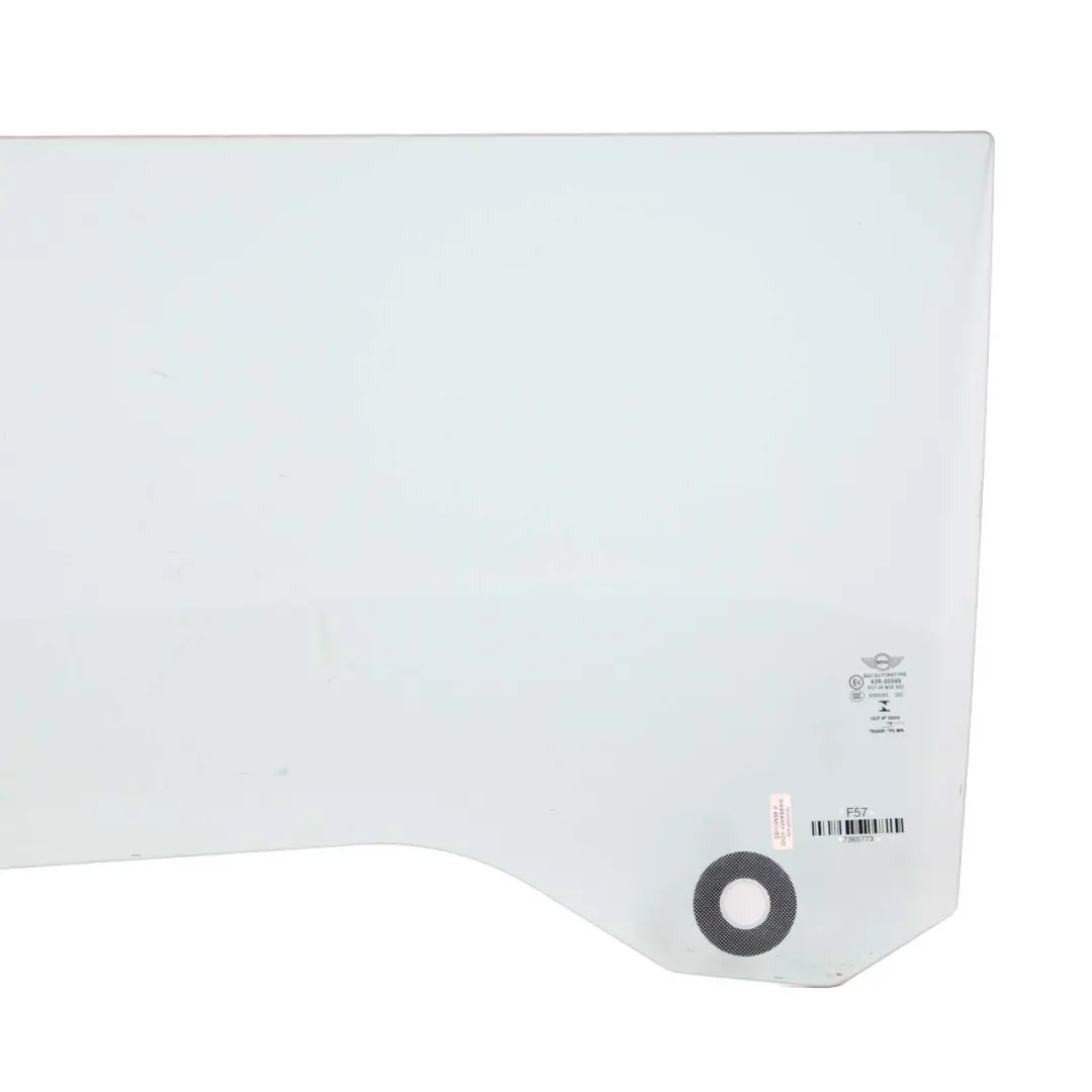 Mini F57 Cabrio Door Window Glass Left N/S Front Convertible Glazing AS2 - SKU 7365773 - Part number 7365773