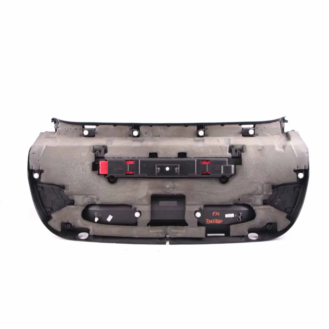 Boot Trunk Trim Panel Boot Lid Interior Centre Covering Black to BMW F36 with Part number 7365860 BMW F36 Boot Trunk Trim Panel Boot Lid Interior Centre Covering Black - SKU 7365860 - Part number 7365860