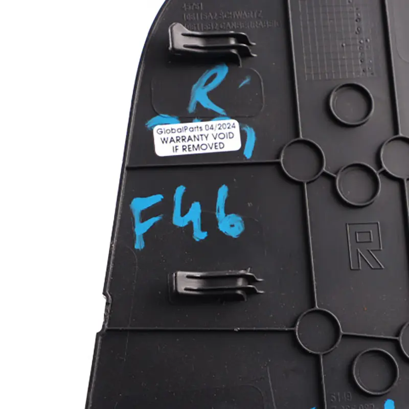 BMW F46 Boot Tailgate Trunk Cover Panel Trim Black Rear Right O/S 7365982 - SKU 7414932 - Part number 7414932