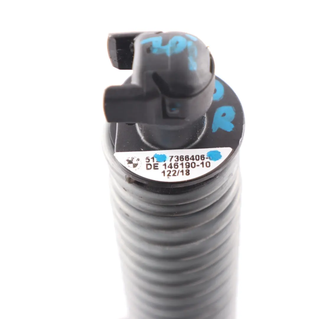 Bisagra Tapa Maletero Derecha Muelle Amortiguador para BMW G30 F90 M5 con número de pieza 7366406 BMW G30 F90 M5 Bisagra Tapa Maletero Derecha Muelle Amortiguador - SKU 7366406 - Número de pieza 7366406