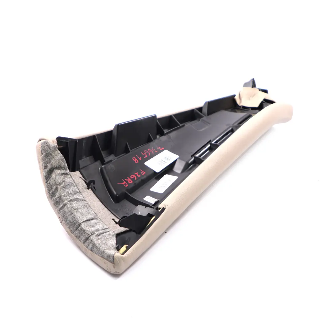 Tapa Asiento Trasero Acabado Lateral Banco Derecho Cuero para BMW X4 F26 con número de pieza 7366518 BMW X4 F26 Tapa Asiento Trasero Acabado Lateral Banco Derecho Cuero - SKU 7366518 - Número de pieza 7366518