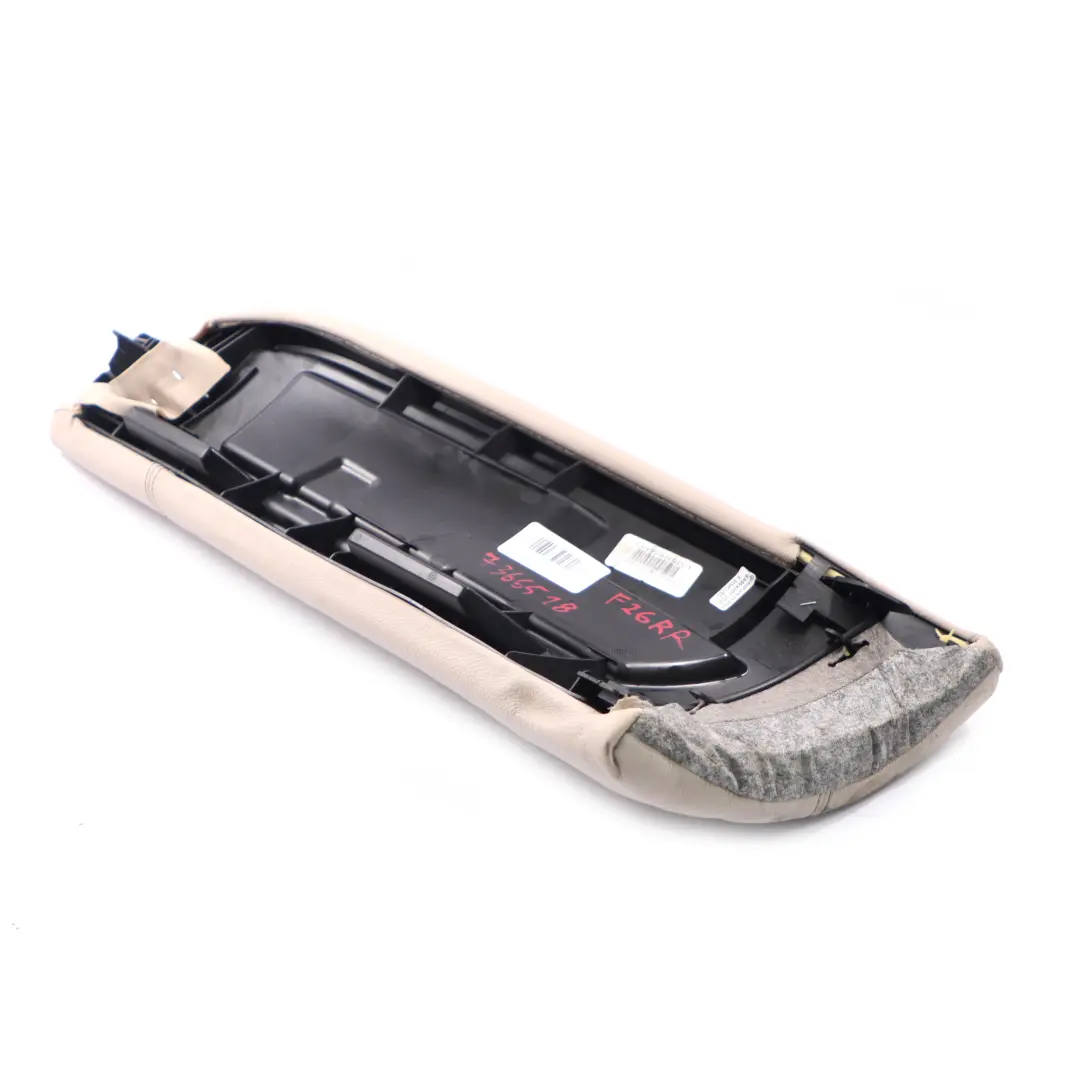 BMW X4 F26 Rear Seat Cover Side Finisher Bench Right O/S Leather Oyster - SKU 7366518 - Part number 7366518