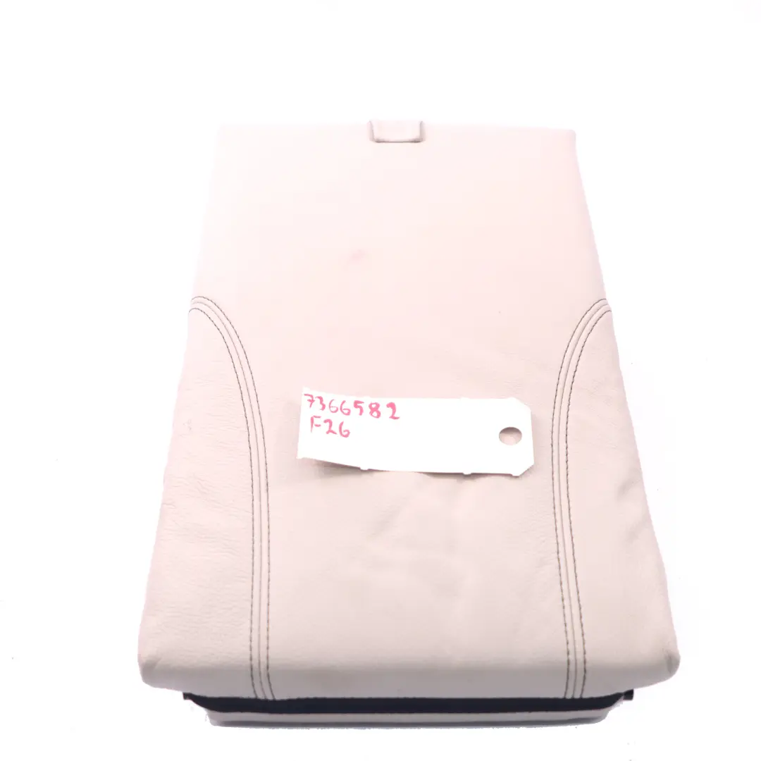 Accoudoir Arrière Accoudoir Central Médian Cuir Nevada Oyster pour BMW X4 F26 à propos du numéro de pièce 7366582 BMW X4 F26 Accoudoir Arrière Accoudoir Central Médian Cuir Nevada Oyster - SKU 7366582 - Numéro de pièce 7366582