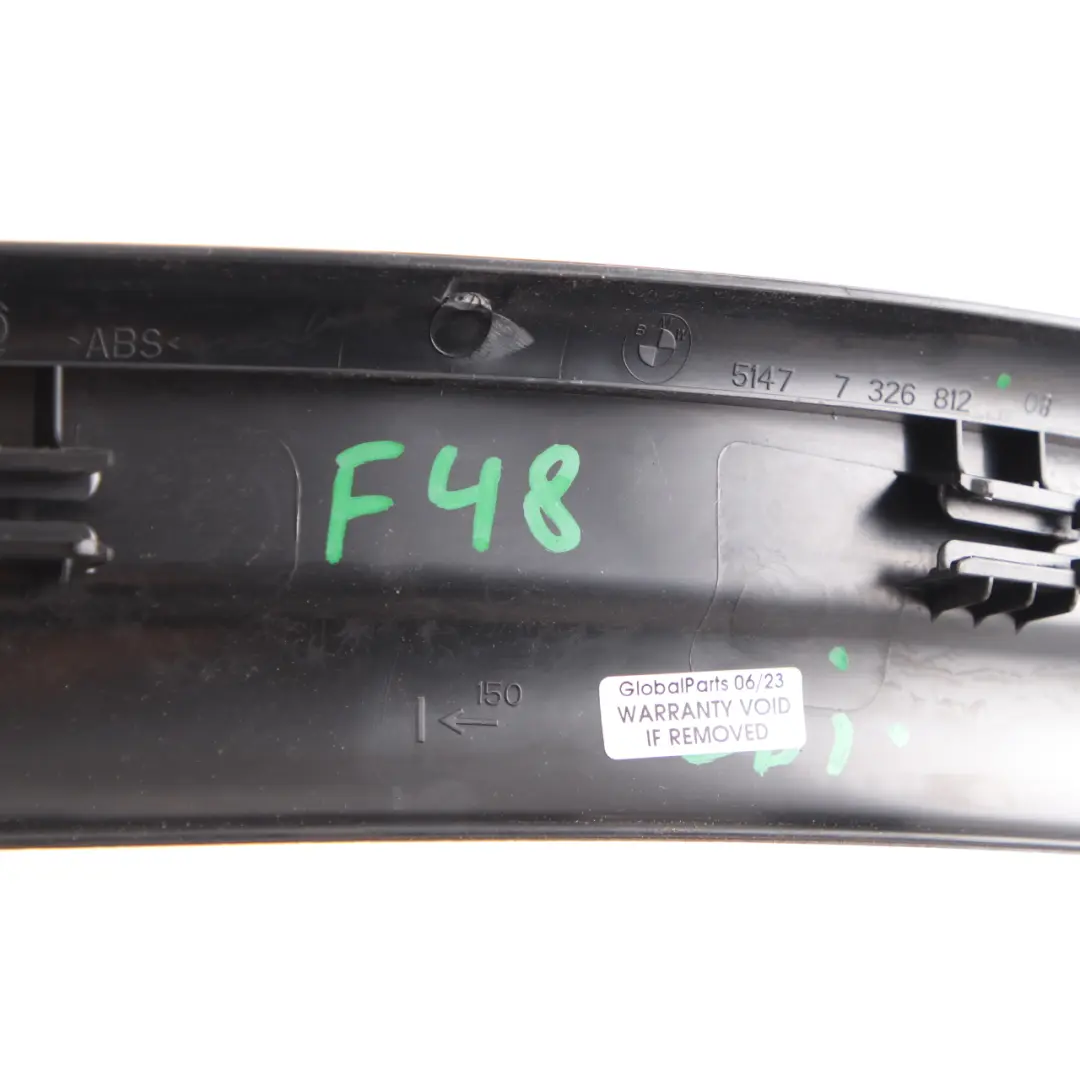 BMW X1 F48 LCI Abdeckleiste Eingang Hinten Rechts Schwarz 7326812 - SKU 7366828 - Teilenummer 7366828
