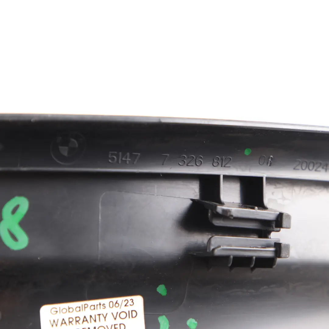 BMW X1 F48 LCI Abdeckleiste Eingang Hinten Rechts Schwarz 7326812 - SKU 7366828 - Teilenummer 7366828