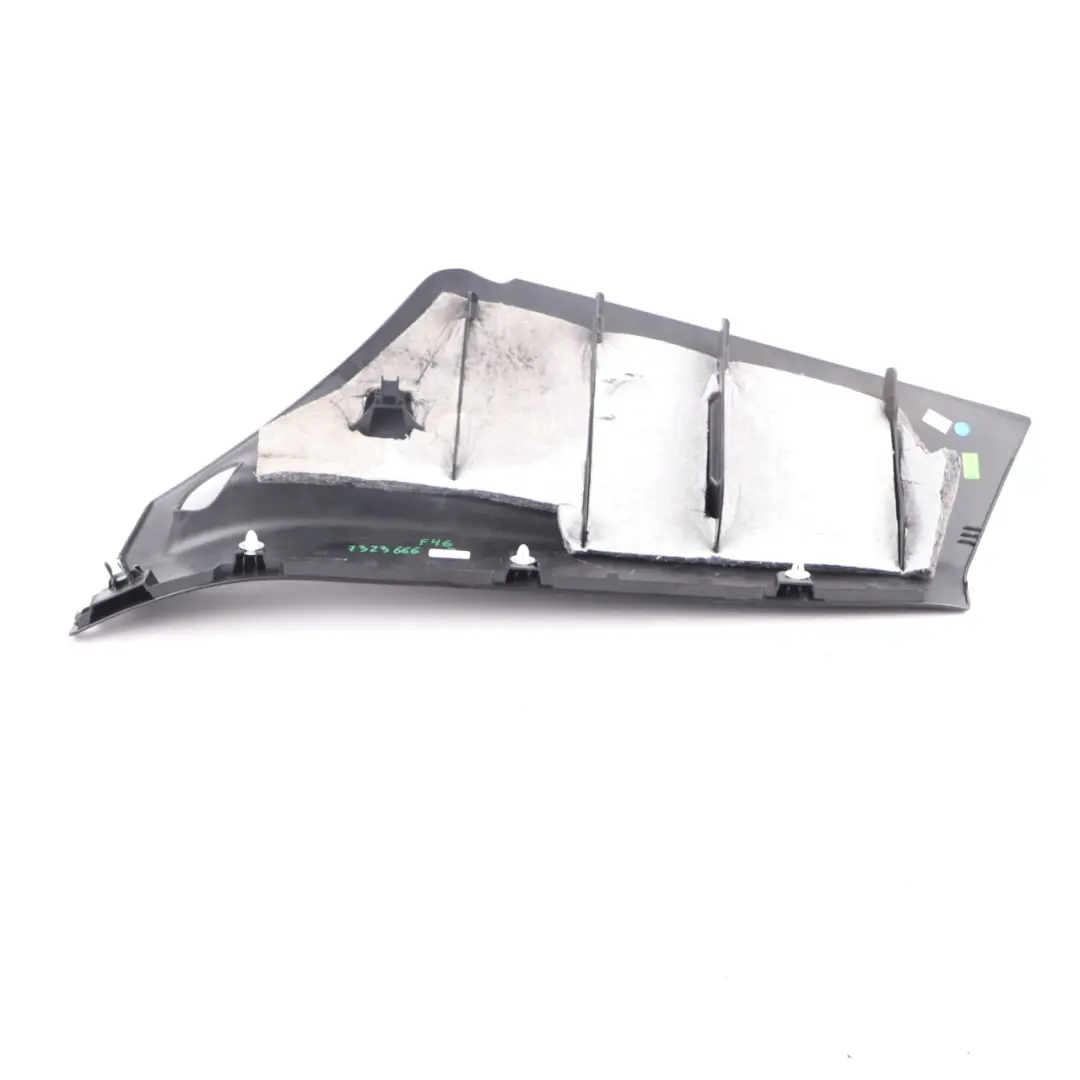 Column C Pillar Bottom Trim Rear Right O/S Cover Panel Black 7323666 to BMW F46 with Part number 7366842 BMW F46 Column C Pillar Bottom Trim Rear Right O/S Cover Panel Black 7323666 - SKU 7366842 - Part number 7366842