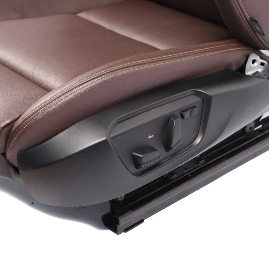 BMW X3 F25 Front Seat Sport Heated Memory Left N/S Interior Leather Nevada Mokka - SKU rhd-7367017-1 - Part number 7367017