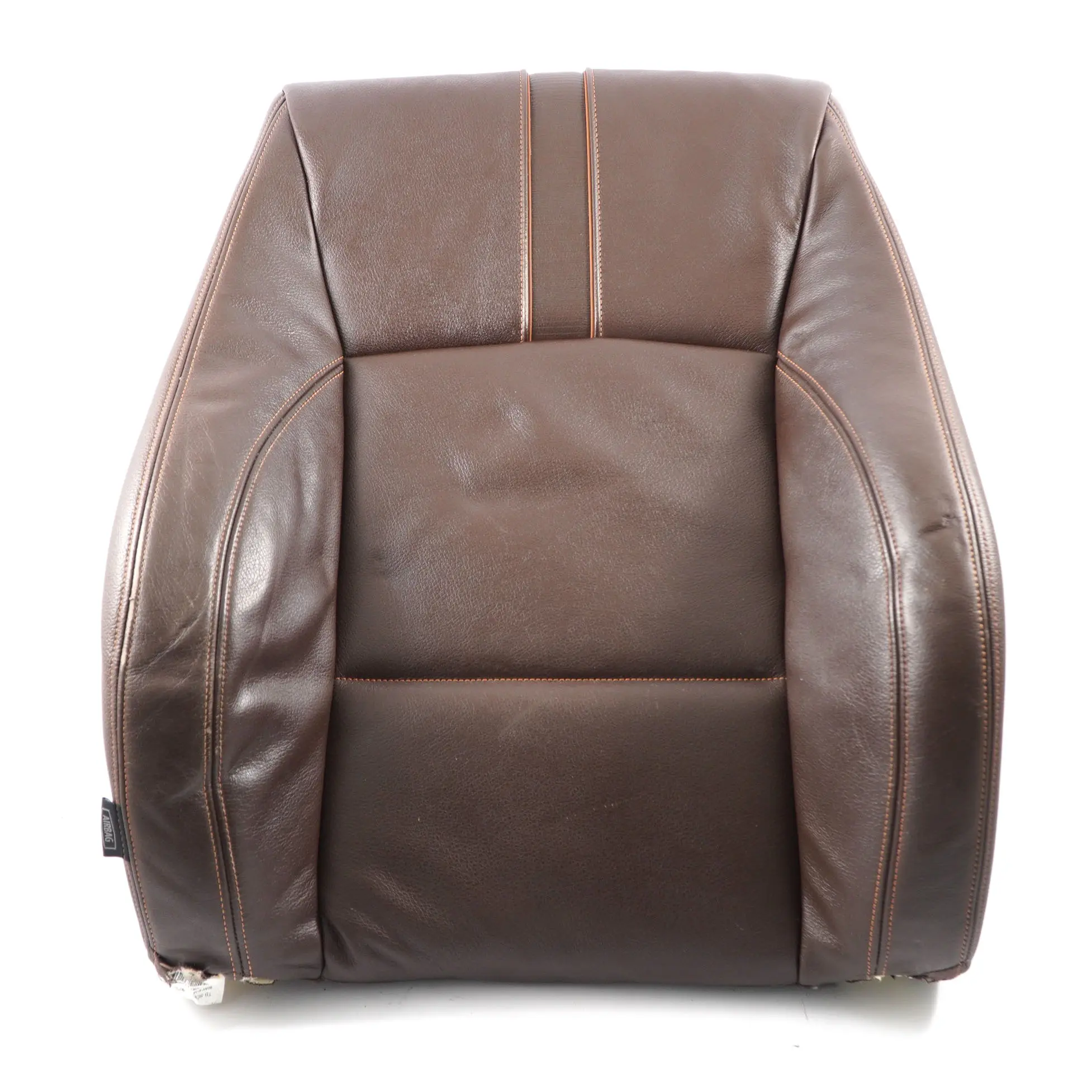 BMW X3 F25 Seat Cover Sport Heated Front Right O/S Backrest Leather Mokka