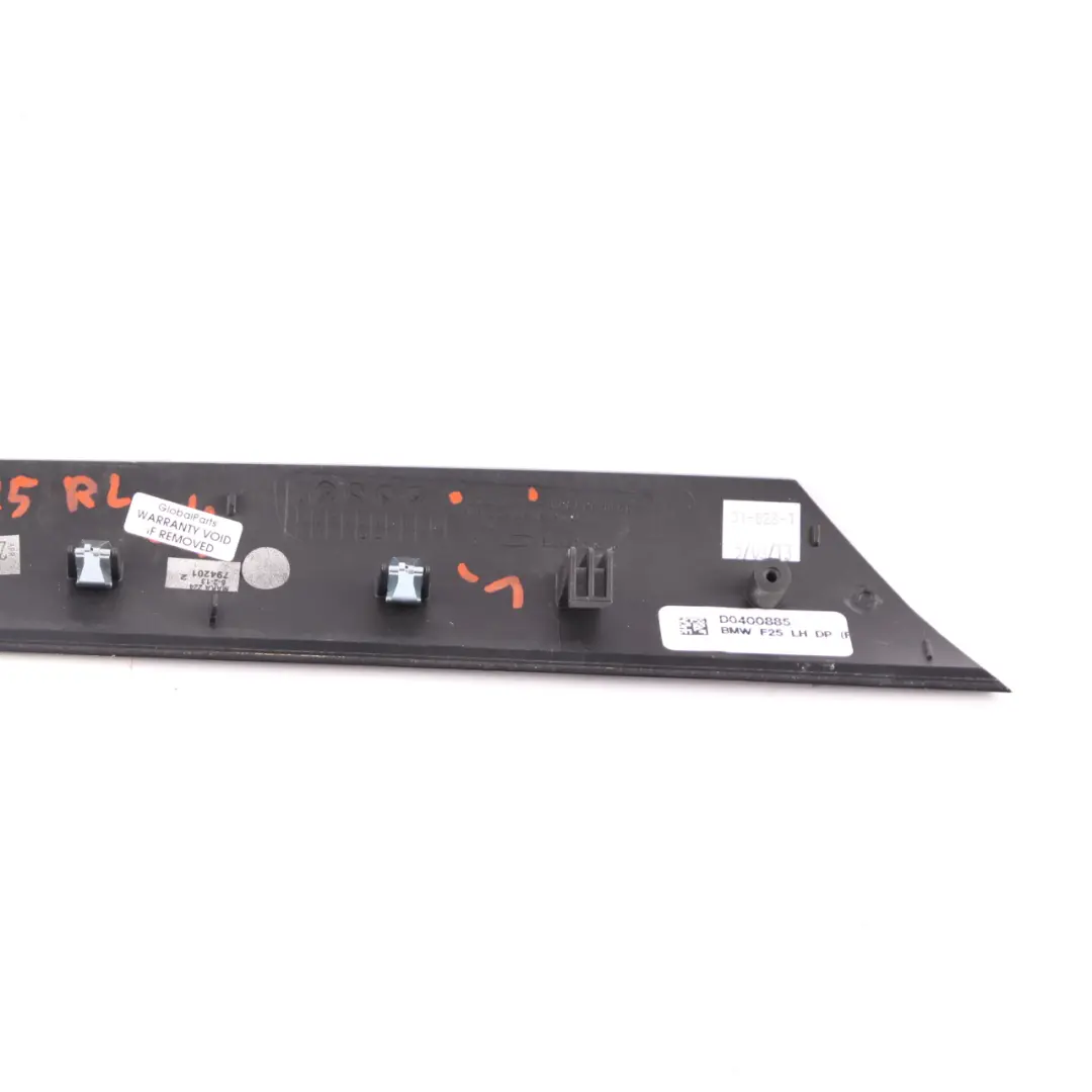 Puerta Trasera Delantera Tapa Izquierda Madera Fineline Wave 7242646 para BMW X3 F25 con número de pieza 7367221 BMW X3 F25 Puerta Trasera Delantera Tapa Izquierda Madera Fineline Wave 7242646 - SKU 7367221 - Número de pieza 7367221