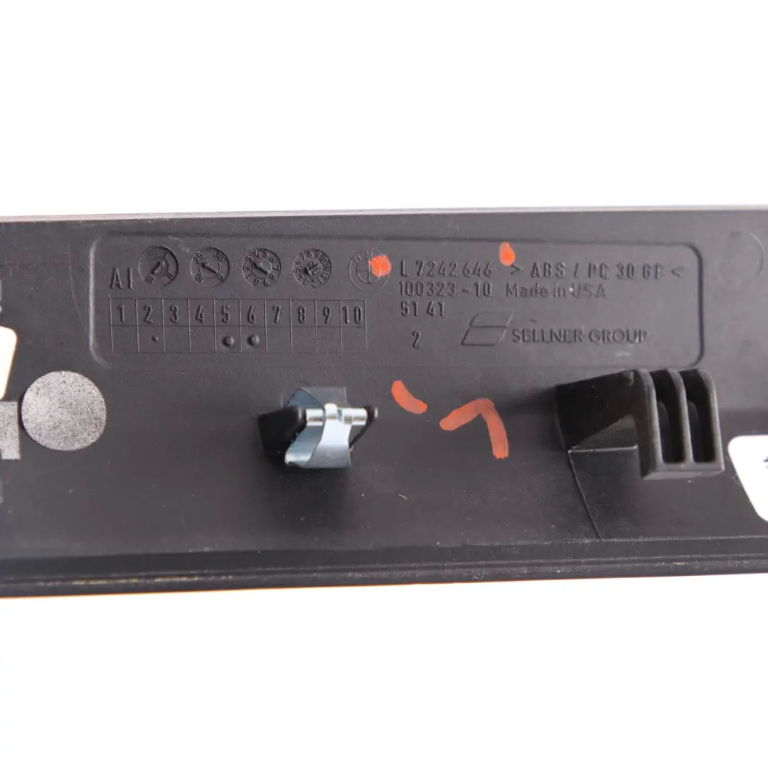 BMW X3 F25 Puerta Trasera Delantera Tapa Izquierda Madera Fineline Wave 7242646 - SKU 7367221 - Número de pieza 7367221