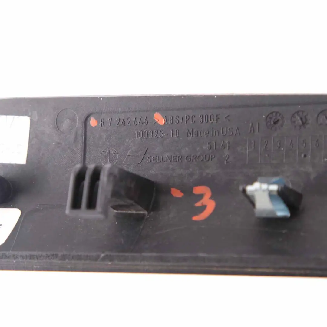 BMW X3 F25 Delantero Trasero Recorte Tapa Puerta Derecha Madera Fineline 7242646 - SKU 7367222 - Número de pieza 7367222