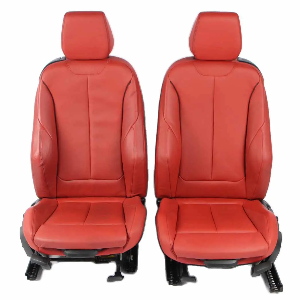 Heated Red Leather Interior Seats Seat with Door Cards BMW F22 M Sport - SKU 7367502-1 - Part number 7367502