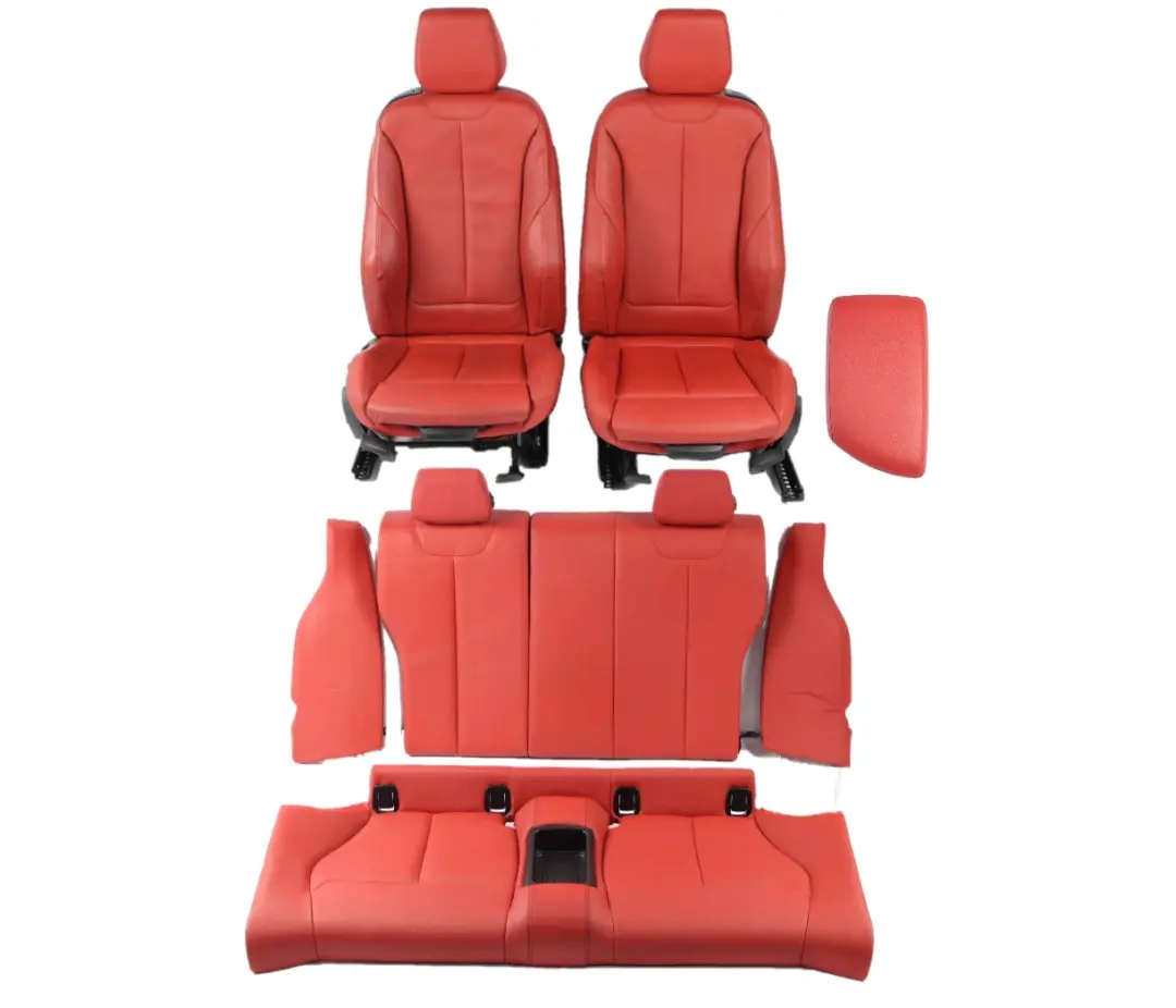 Heated Red Leather Interior Seats Seat with Door Cards to BMW F22 M Sport with Part number 7367502 BMW F22 M Sport Heated Red Leather Interior Seats Seat with Door Cards - SKU 7367502-1 - Part number 7367502