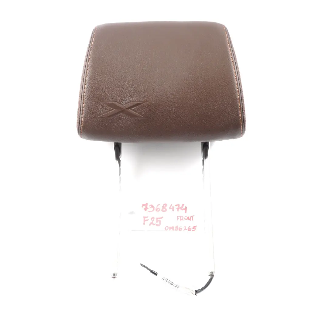 Reposacabezas Asiento Delantero BMW X3 F25 Izquierda Derecha Cuero Mokka para con número de pieza 7368474 Reposacabezas Asiento Delantero BMW X3 F25 Izquierda Derecha Cuero Mokka - SKU 7368474 - Número de pieza 7368474