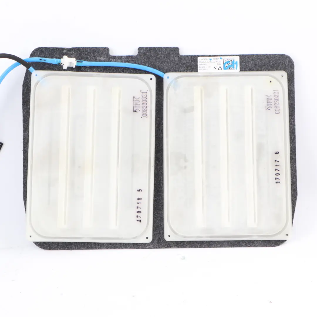 Mat BMW G11 G30 G31 X5 G05 Front Left Right N/O/S Massage Pad Unit to Seat with Part number 7368557 Seat Mat BMW G11 G30 G31 X5 G05 Front Left Right N/O/S Massage Pad Unit - SKU 7368557 - Part number 7368557