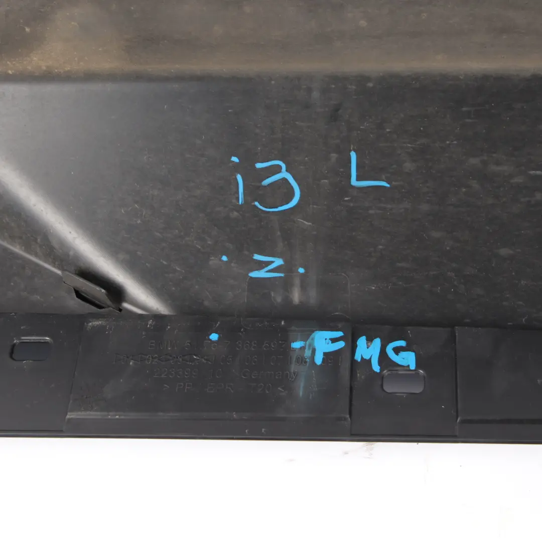 Side Skirt Front Left N/S Sill Strip Covering Flowing Mineral Grey to BMW i3 I01 with Part number 7368597 BMW i3 I01 Side Skirt Front Left N/S Sill Strip Covering Flowing Mineral Grey - SKU 7368597-FMG - Part number 7368597