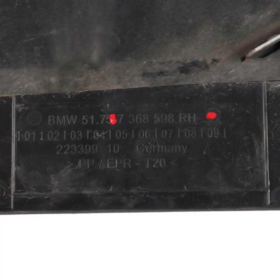 Side Skirt Front Right O/S Sill Strip Covering Panel to BMW I3 I01 with Part number 7368598 BMW I3 I01 Side Skirt Front Right O/S Sill Strip Covering Panel - SKU 7368598 - Part number 7368598