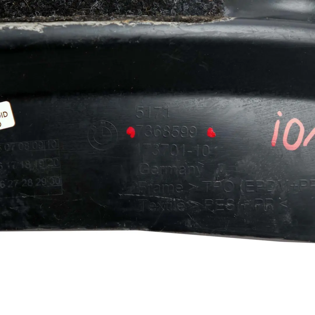 Arch BMW i3 Front Left N/S Liner Housing Trim Front Section to Cover Wheel with Part number 7368599 Cover Wheel Arch BMW i3 Front Left N/S Liner Housing Trim Front Section - SKU 7368599 - Part number 7368599