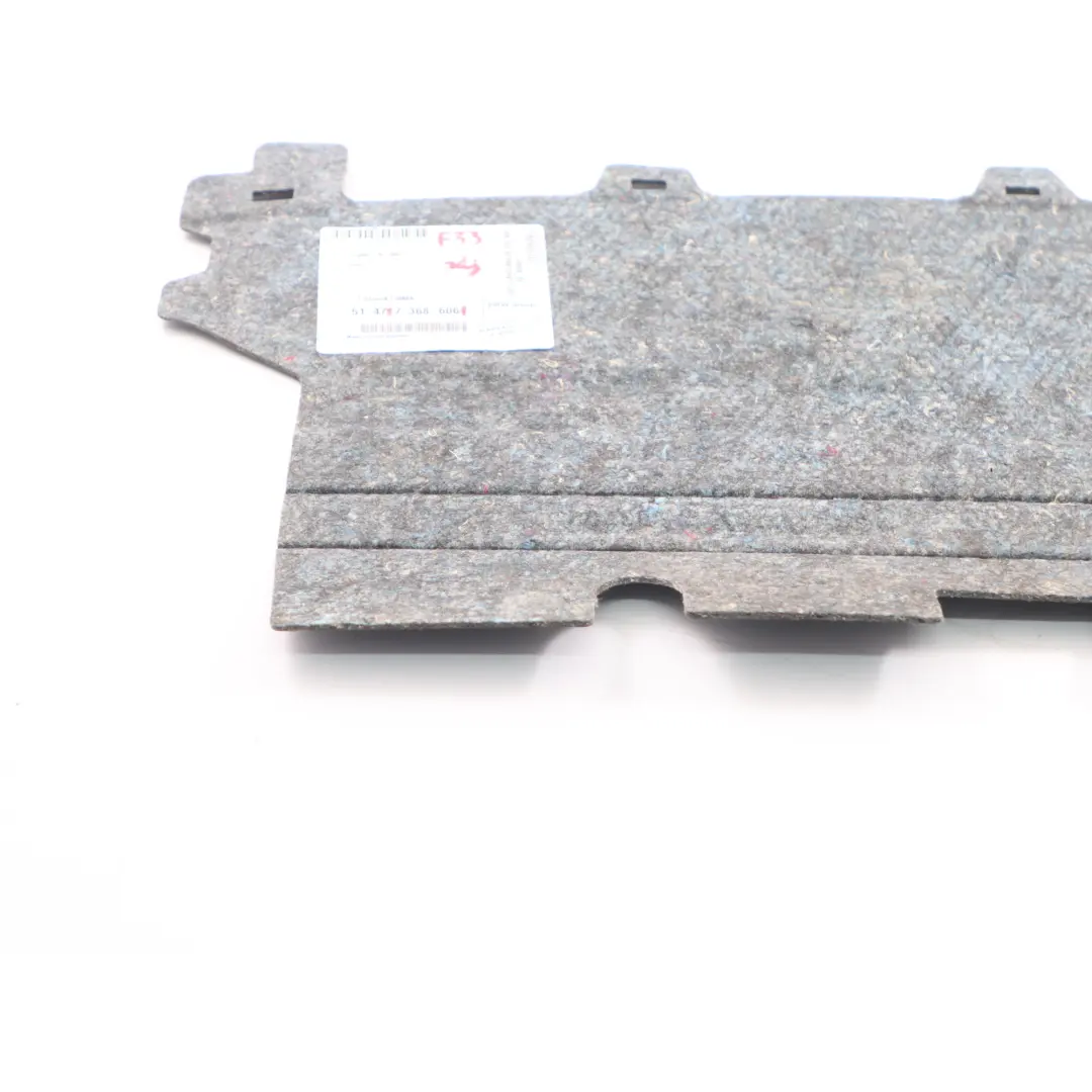 BMW F33 Protezione termica Isolamento pavimento bagagliaio - SKU 7368606 - Numero di parte 7368606