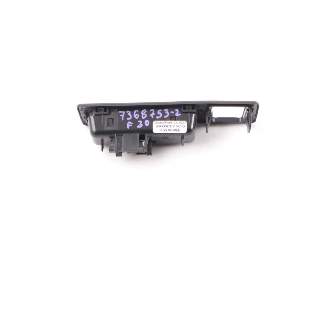 Handle BMW F10 F11 F30 F31 Trunk Lid Release Switch Push Button to Tailgate with Part number 7368753 Tailgate Handle BMW F10 F11 F30 F31 Trunk Lid Release Switch Push Button - SKU 7368753-2 - Part number 7368753